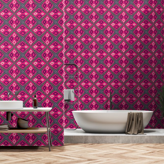 Papier Peint Rosée Perfection Boue Tissu Inspiré Beau (Salle de bain)