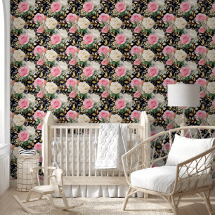 Papier Peint Roses blanches roses roses roses Bébés Respirer l'