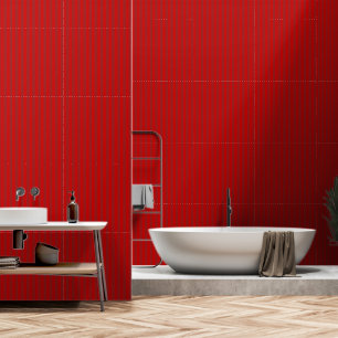 Papier Peint Rouge cerise sur les rayures rouges tomates