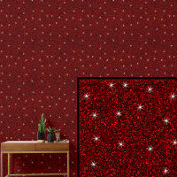 Rouge foncé avec étoiles étincelantes