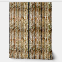 Rustic Weathered Brown Wood Plank Seamless Pattern