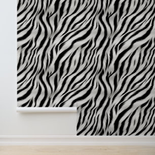 Papier Peint Safari noir blanc Zebra