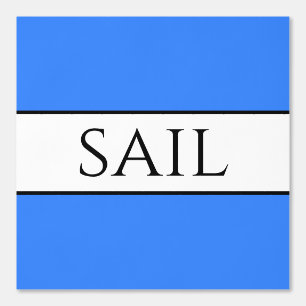 Papier Peint SAIL Bleu Bleu Bleu Noir Blancs