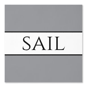 Papier Peint SAIL Chic moderne Gris noir blanc rayures