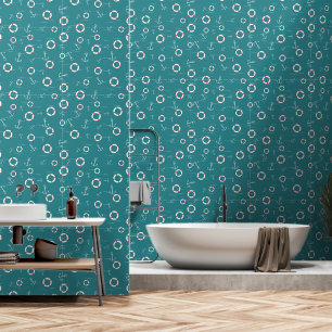 Papier Peint Salle de bain nautique
