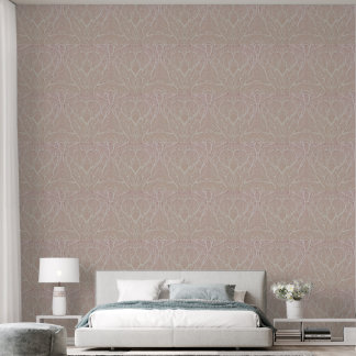 Papier Peint Sanftes Botanisches Baumdesign – Minimalistische N