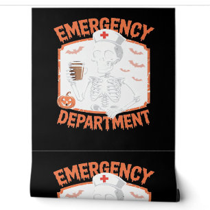 Papier Peint Service d'urgence Funny Halloween Nurse Essenti