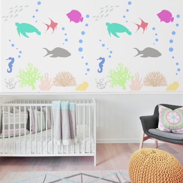 Papier Peint Silhouettes de la mer (Créateur téléchargé)