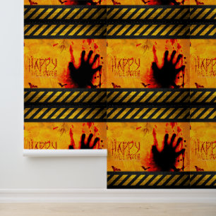 Papier Peint SlipperyJoe's chilling Halloween scène chauves noi