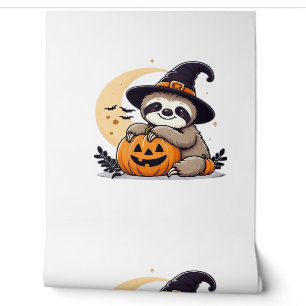 Papier Peint Sloth Halloween Motif Cute Classic T-Shirt