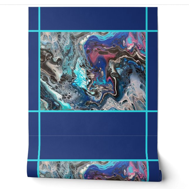 Papier Peint Space pouring (Déroulement)