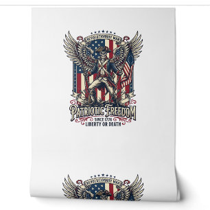Papier Peint Squelette de guerre révolutionnaire patriotique so