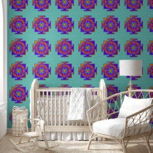 Papier Peint Sri Yantra - Symbole hindouiste Design 1