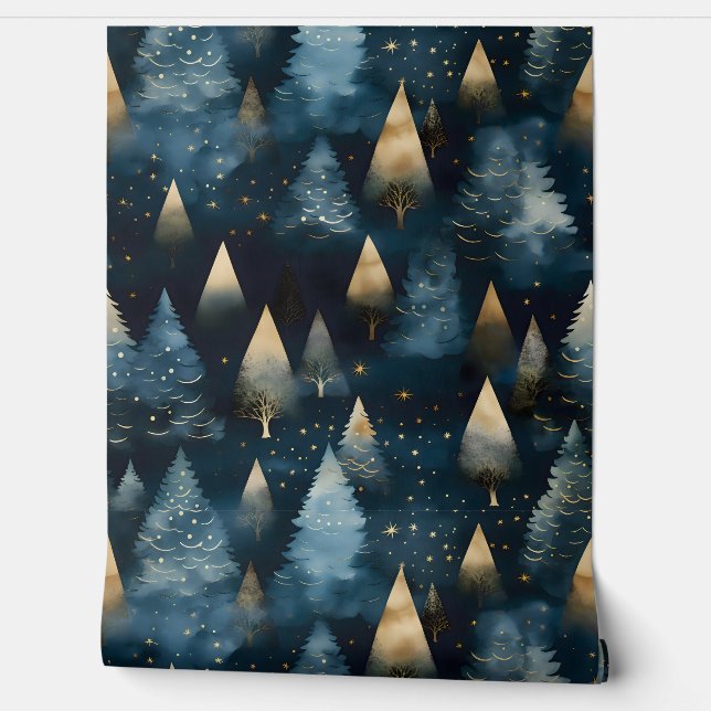 Papier Peint Starlight À feuillage persistant Dreams Botanique (Déroulement)