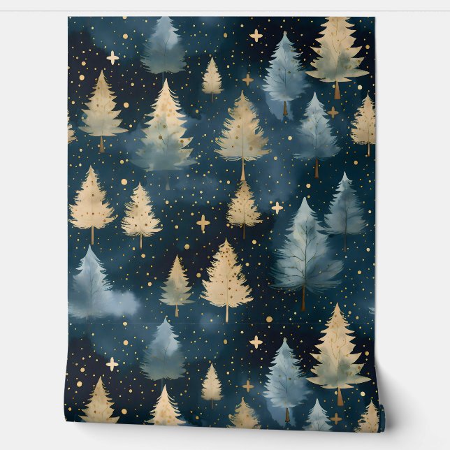 Papier Peint Starlight À feuillage persistant Dreams Botanique (Déroulement)