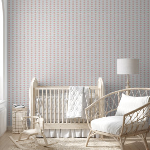 Papier Peint Stick Motif de feuille rose moderne