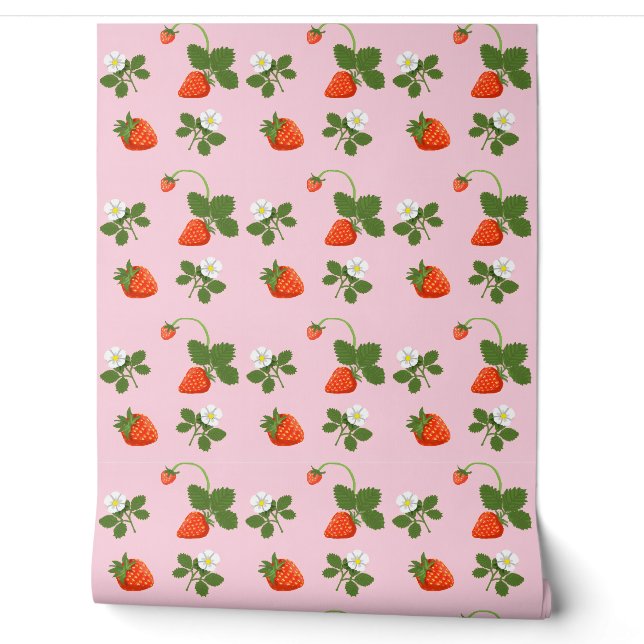 Papier Peint Strawberries (Déroulement)