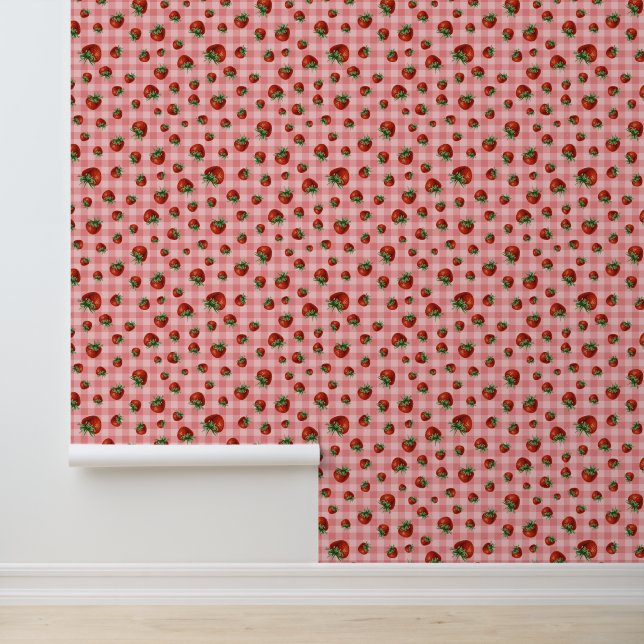 Papier Peint Strawberry Pattern (Application)