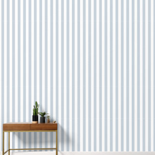 Papier Peint Stripes simples - bleu clair