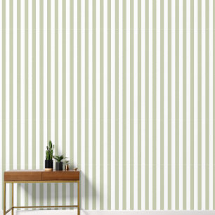 Papier Peint Stripes simples - Sage Green