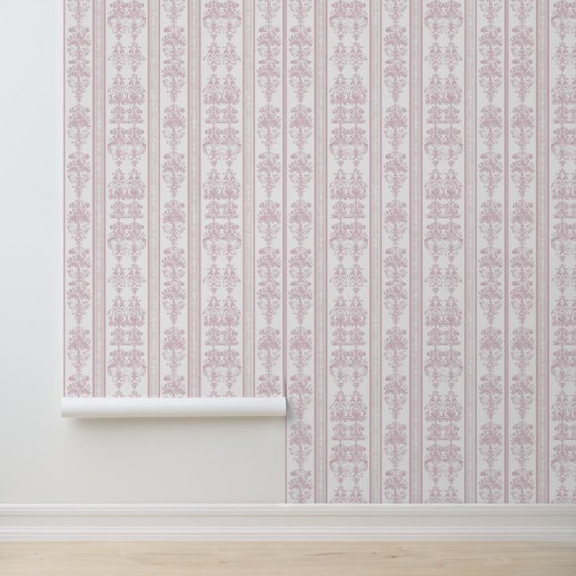 Papier Peint style classique violet (Application)