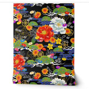 Papier Peint Style japonais yuzen