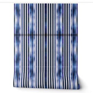 Papier Peint Summer Popular Navy Blue Boat Stripes Collection
