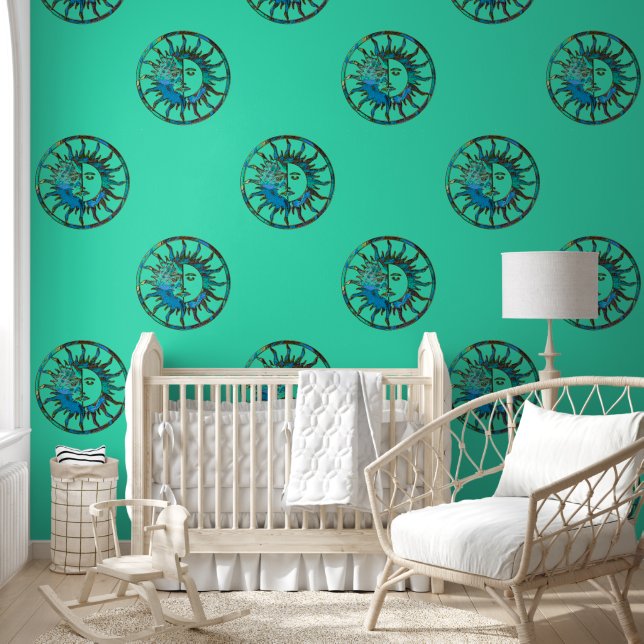 Papier Peint SUN & MOON - Symbole de l'Esprit 1 (Enfants)