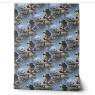 Papier Peint Superbe perroquet gris africain