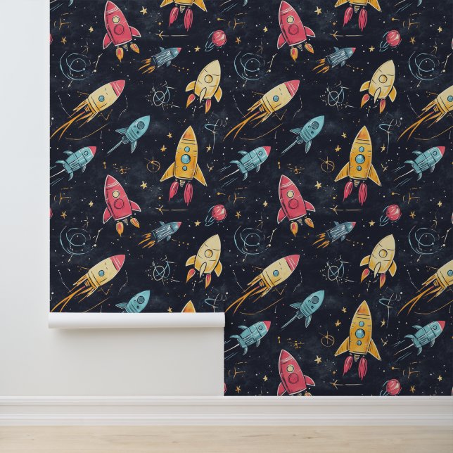 Papier peint sur le thème astronautique pour les a (Application)