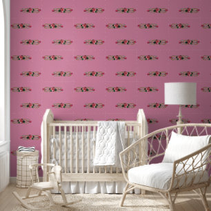 Papier Peint Symbole - double infini - Rose 2