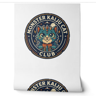 Papier Peint T-shirt graphique Monster Kaiju Cat - Monster Ka