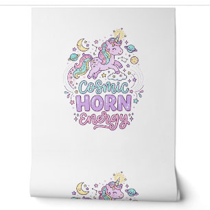Papier Peint T-shirt graphique pastel mignon énergie corne cosm