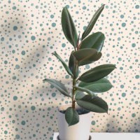 Taches et points d'aquarelle bleu crème