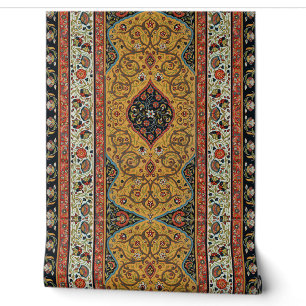 Papier Peint Tapis Élegant Tapisserie Perse Antique Riche