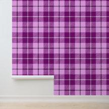Tartan Rose Et Plum