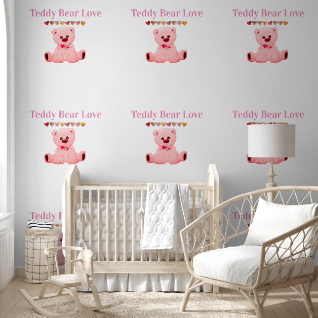 Papier peint Teddy Bear Love (Enfants)
