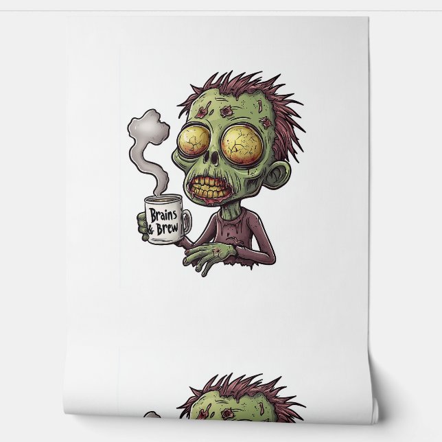 Papier Peint  Temps de café zombie (Déroulement)