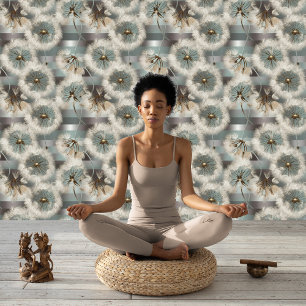 Papier Peint Têtes de graines de Dandelion sur Peel et Bâton Pa