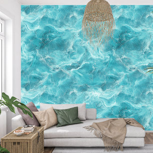 Papier Peint Texture de luxe en marbre turquoise
