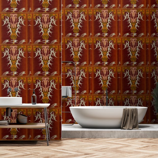 Papier Peint Thème des Highlands écossais (Salle de bain)