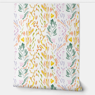 Papier Peint Tiger gribouillis abstraits