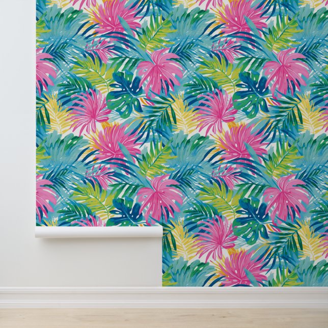 Papier Peint Toile Palm Breeze (Application)