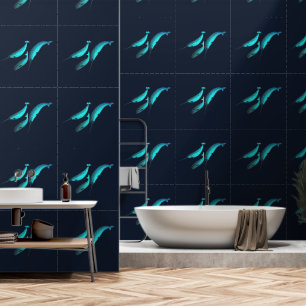 Papier Peint Trois Narwhal