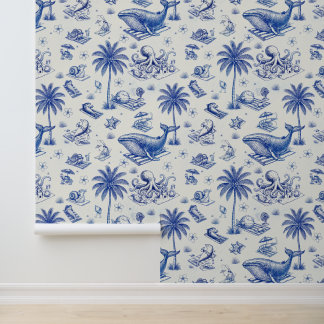 Papier Peint Tropical aloha print