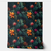 Papier Peint Tropical Maximaliste pour Mur