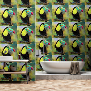 Papier Peint Tropical Toco Toucan