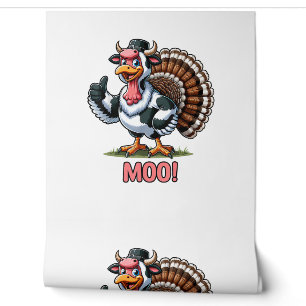 Papier Peint Turquie En Costume De Vache, Moo Drôle Thanksgivin
