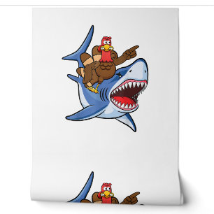 Papier Peint Turquie équitation requin Thanksgiving Cadeau pour