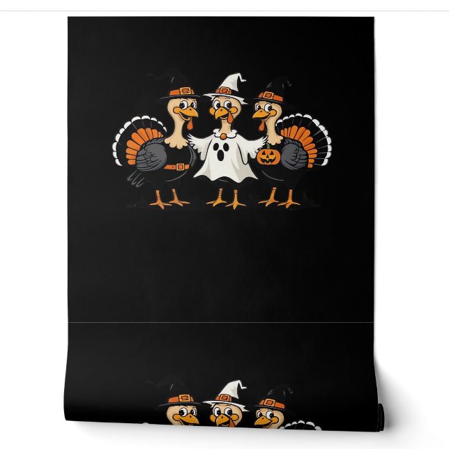 Papier Peint Turquie Halloween Boo, Thanksgiving Turquie, Éffra (Déroulement)